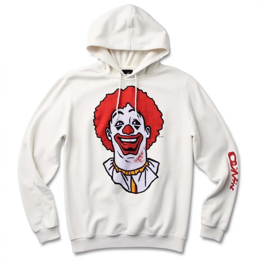 White Ronald Hoodie